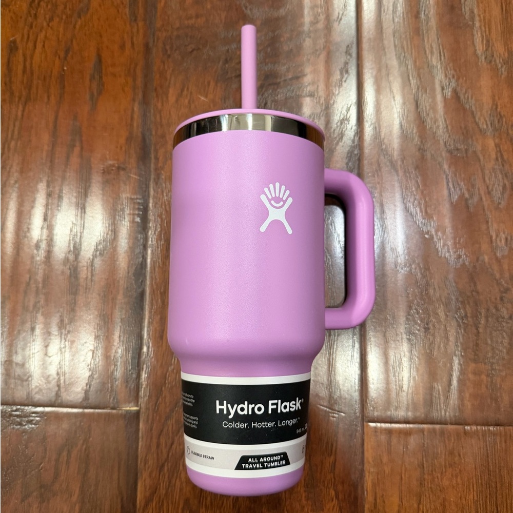Hydro Flask Purple Travel Tumbler